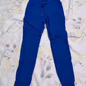 Vibrant Blue Halara Jogger Pants